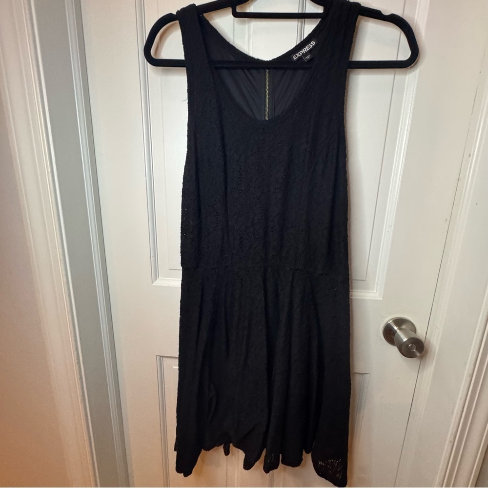 Express Black Lace Dress